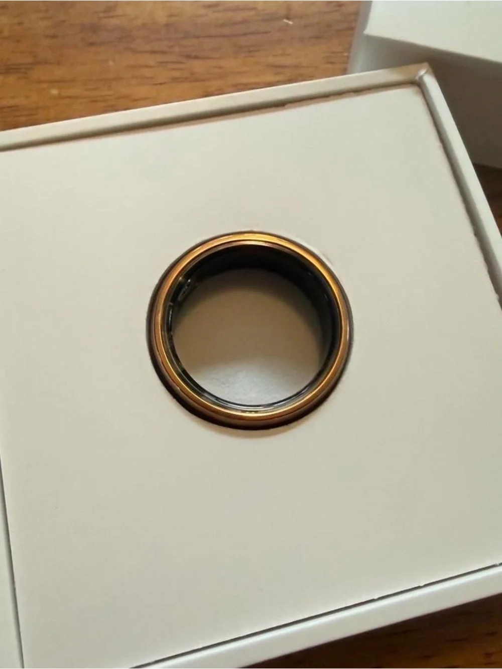 Smart Ring Health Tracker in Gold Men’s